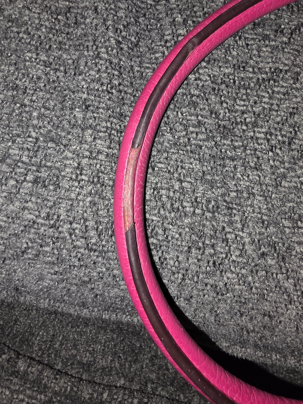 FULL SET!Coach Mercer 30 & Matching Wallet - Dark Fuchsia - Complete w/ MSRP Tag - Picture 6 of 14